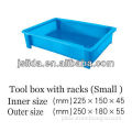 Plastic tote box with racks(small)